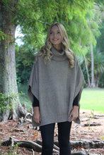 Load image into Gallery viewer, Lothlorian Lush Cowl Neck Poncho - Natural