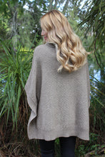 Load image into Gallery viewer, Lothlorian Lush Cowl Neck Poncho - Natural