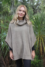 Load image into Gallery viewer, Lothlorian Lush Cowl Neck Poncho - Natural