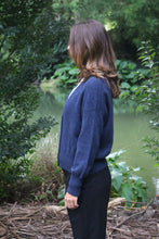 Load image into Gallery viewer, Lothlorian Prime Merino & Possum Cardigan - Denim