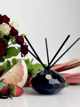 Load image into Gallery viewer, Roses & Rhubarb Hexagonal Crystal Reed Diffuser - 100mL
