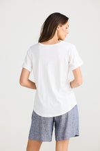 Load image into Gallery viewer, Kasai Short Sleeve Tee - White - Price reduced