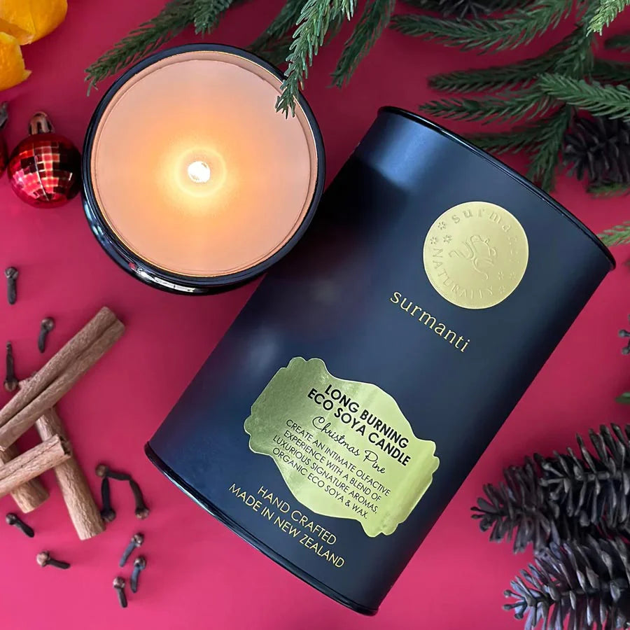 Christmas Pine Long Burning Eco Soy Wax Candle