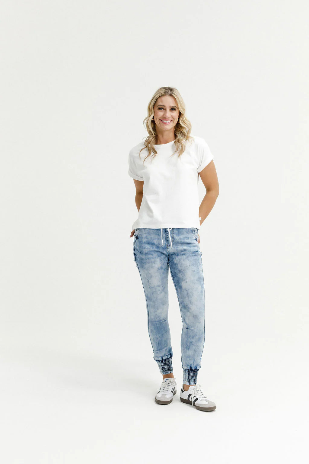 Homelee Weekender Jeans - Snow Wash NOW $60