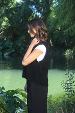 Load image into Gallery viewer, Lothlorian Possum &amp; Merino Vest - Black
