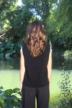 Load image into Gallery viewer, Lothlorian Possum &amp; Merino Vest - Black
