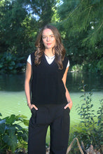Load image into Gallery viewer, Lothlorian Possum &amp; Merino Vest - Black
