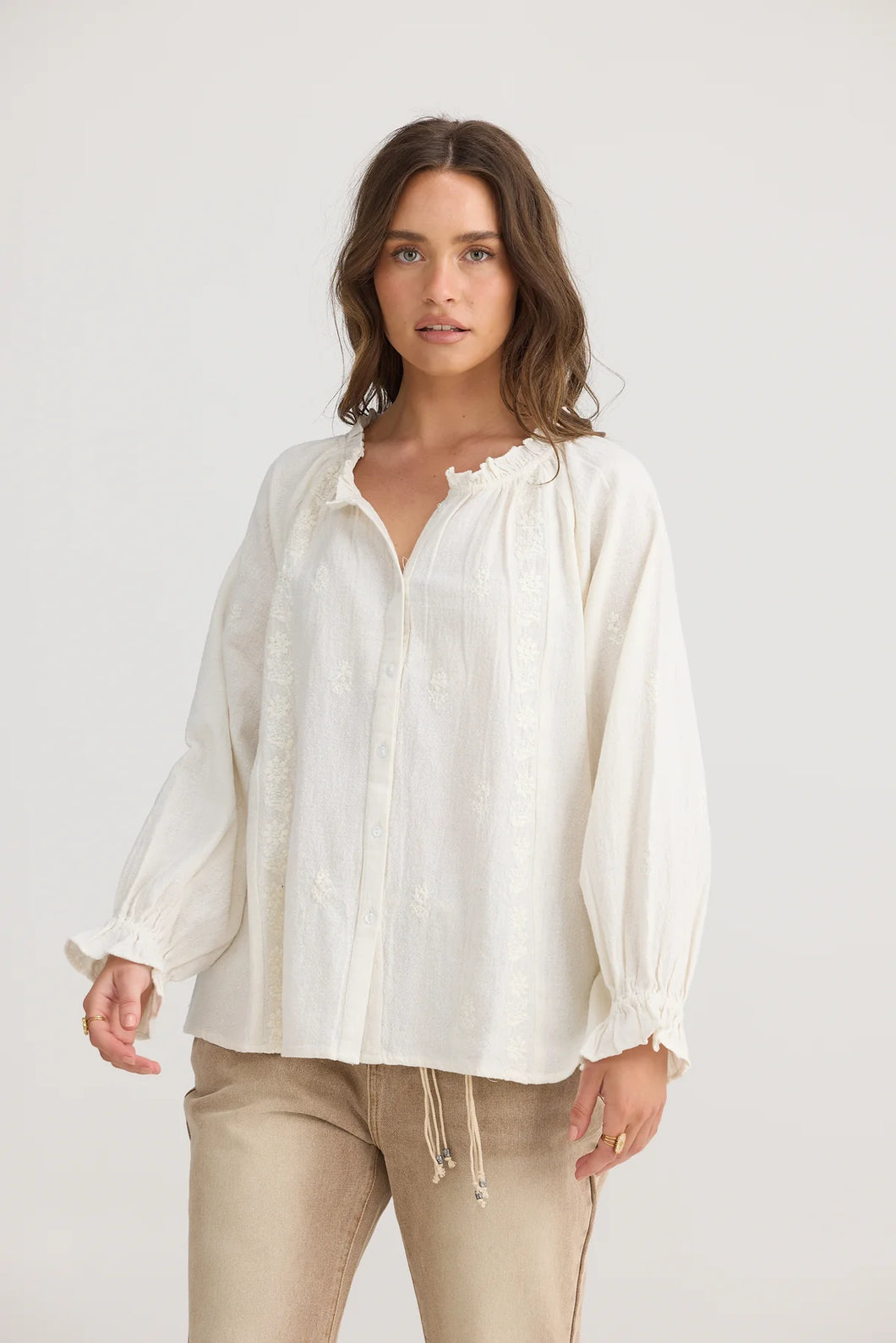 Talisman Gemini Blouse - Off White