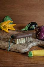 Load image into Gallery viewer, Andree Jardin Hard &amp; Soft bristle Vegetable Brush
