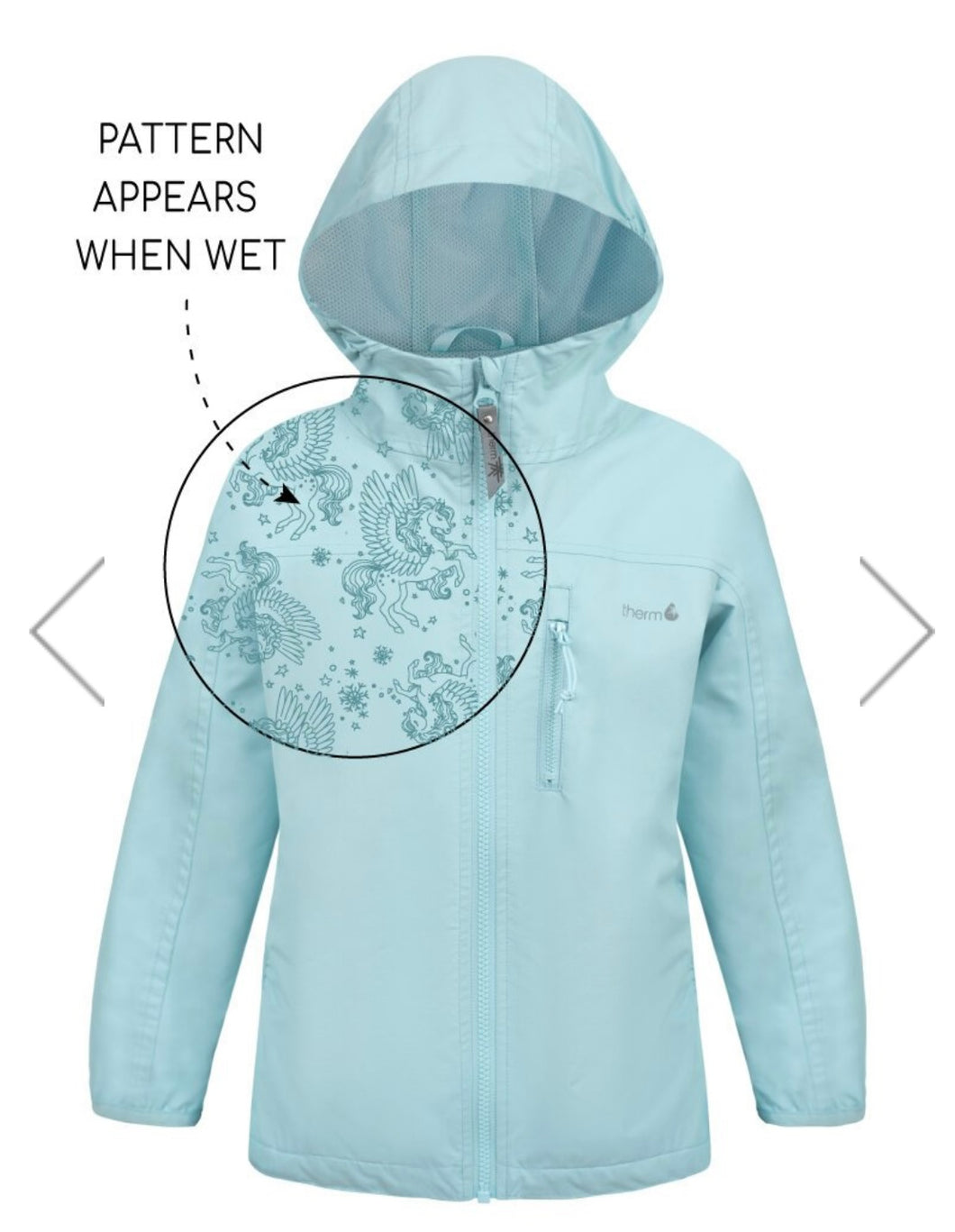 Therm SplashMagic Rainshell - Iced Aqua