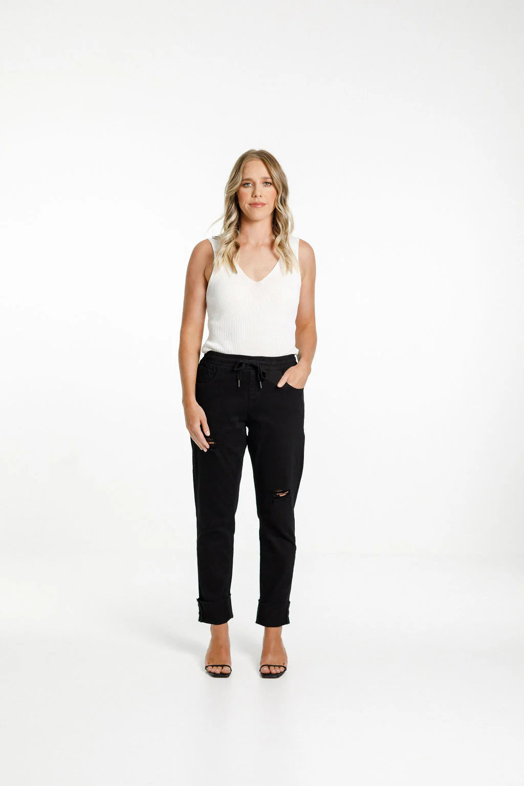 Homelee Jason Jeans - Jet Black NOW $79