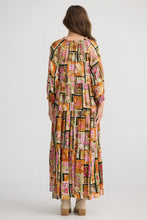 Load image into Gallery viewer, Damascus Mid Sleeve Dress - Postcard Petals - Price reduced
