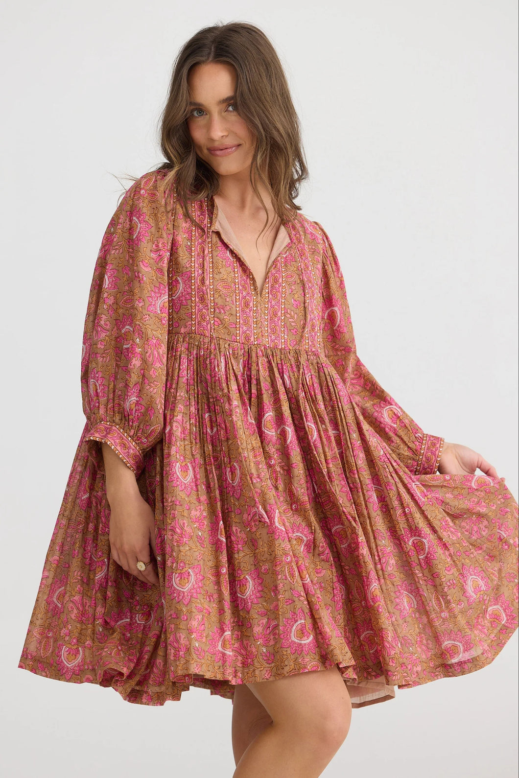 Wisteria Dress short - Autumn Spritz