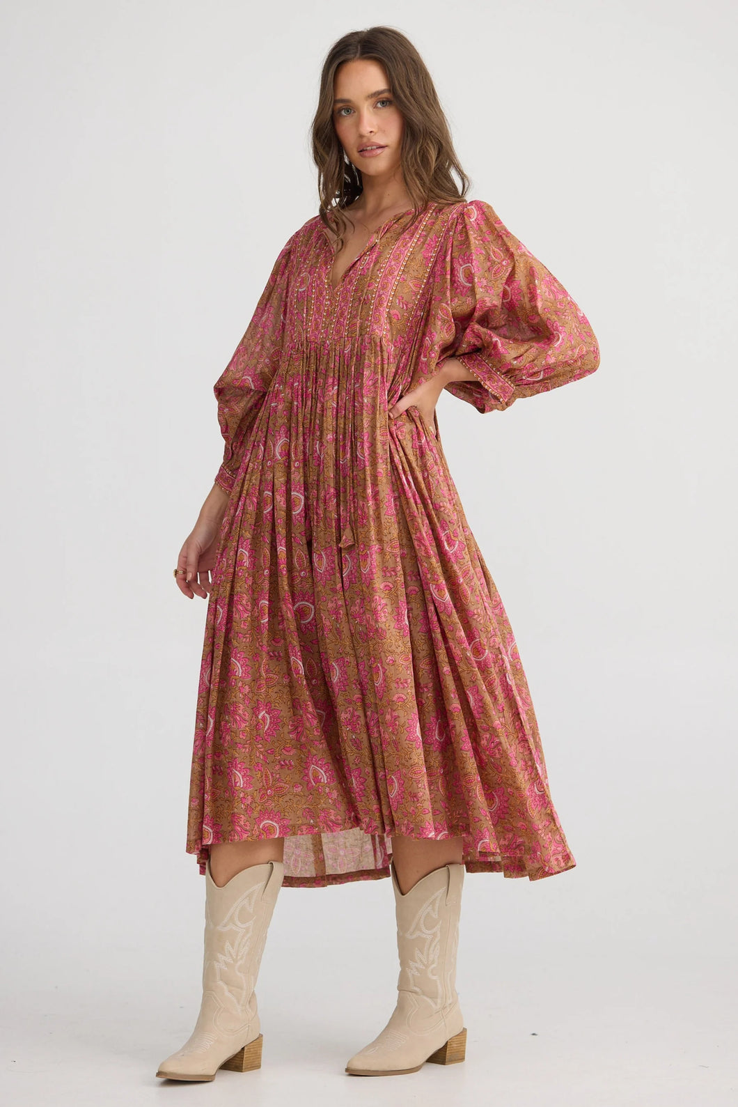 Wisteria Dress - Autumn Spritz