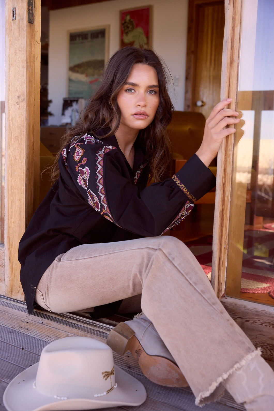 Talisman Blanca Shirt - Black