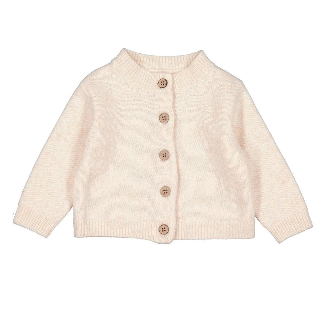 Burrow & Be - Oakley Cardigan Ivory Blush