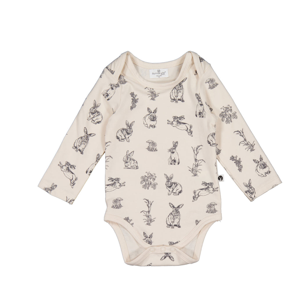 Burrow & Be - Almond Burrowers Longsleeve Bodysuit