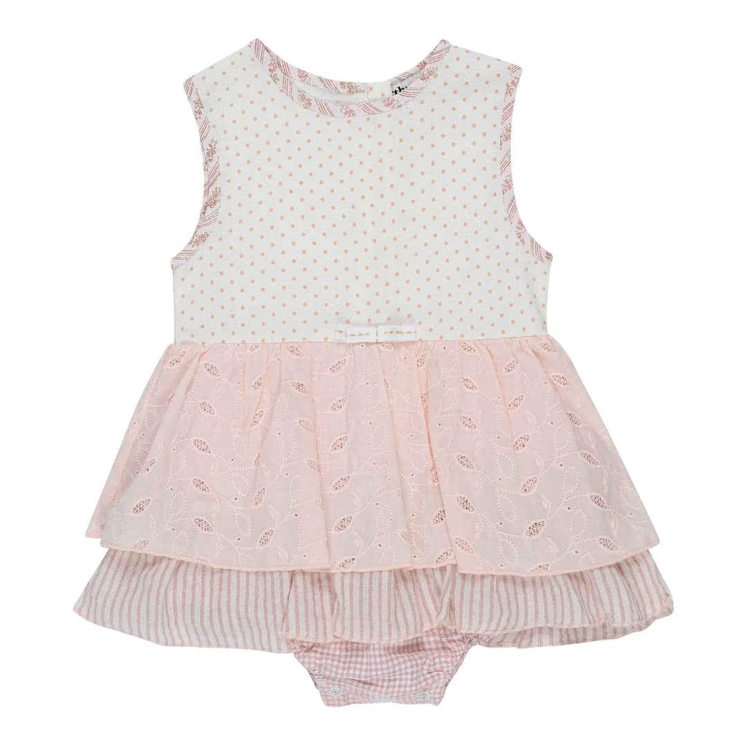Arthur Ave London Soft Pink Skirt Playsuit