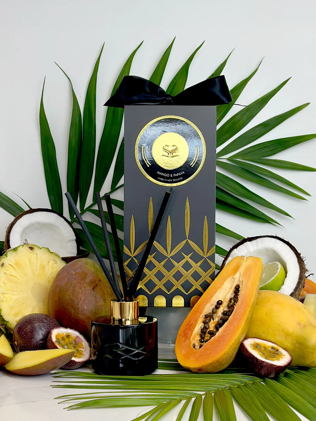 Mango & Papaya Crystal Reed Diffuser - 100mL