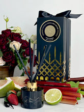 Load image into Gallery viewer, Roses &amp; Rhubarb Crystal Series Reed Diffuser - 100mL

