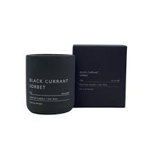 Soy Wax 114g Candle in Slate Vessel (Black Currant Sorbet) - WAXGLOW