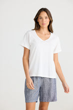 Load image into Gallery viewer, Kasai Short Sleeve Tee - White - Price reduced
