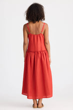 Load image into Gallery viewer, Shanty Limone Dress - Cherry Linen Blend
