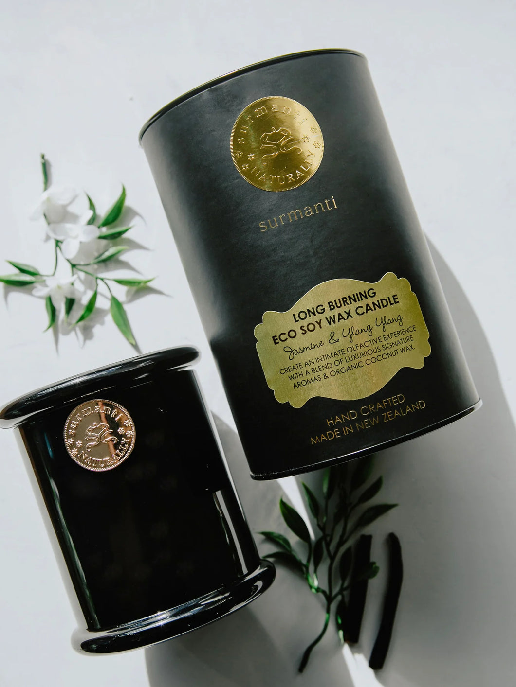 Jasmine & Ylang Ylang Long Burning Eco Soy Wax Candle