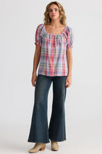 Load image into Gallery viewer, Talisman Mackenzie Top - Picnic Check
