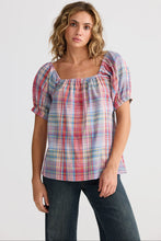 Load image into Gallery viewer, Talisman Mackenzie Top - Picnic Check
