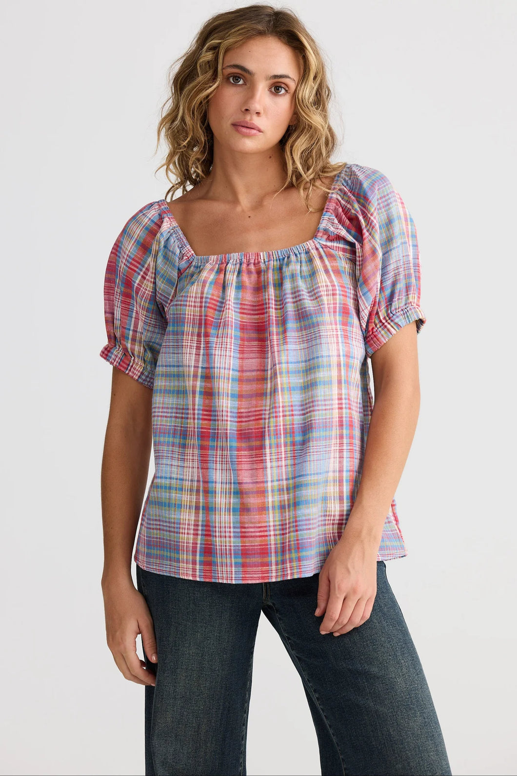 Talisman Mackenzie Top - Picnic Check