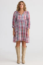 Load image into Gallery viewer, Talisman Winnie Mini Dress - Picnic Check

