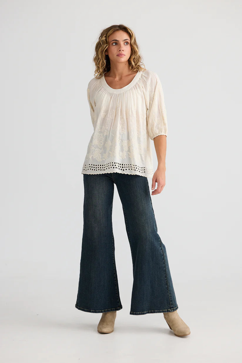 Talisman Goddess Top - Off White