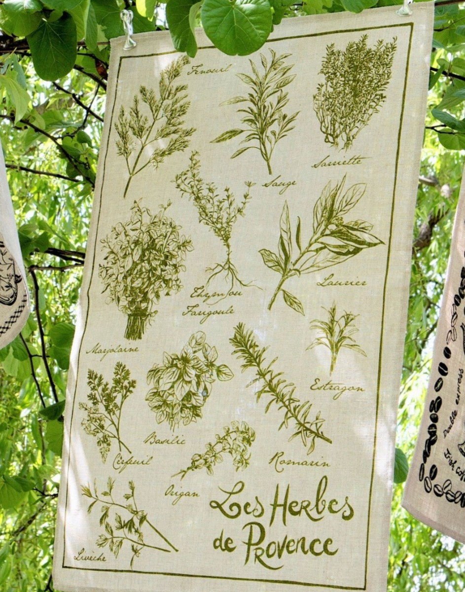 Tea Towel Herbs