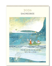 Load image into Gallery viewer, Sacred Bee Medium Calendar 2026
